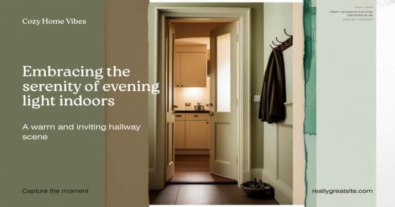 Empty hallway and a closed front door at evening, the moment absorbing other people's moods begins.