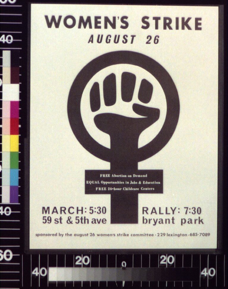 Women marching in the Women's Strike for Equality on 26 August 1970, the day the I Want a Wife essay was first read aloud